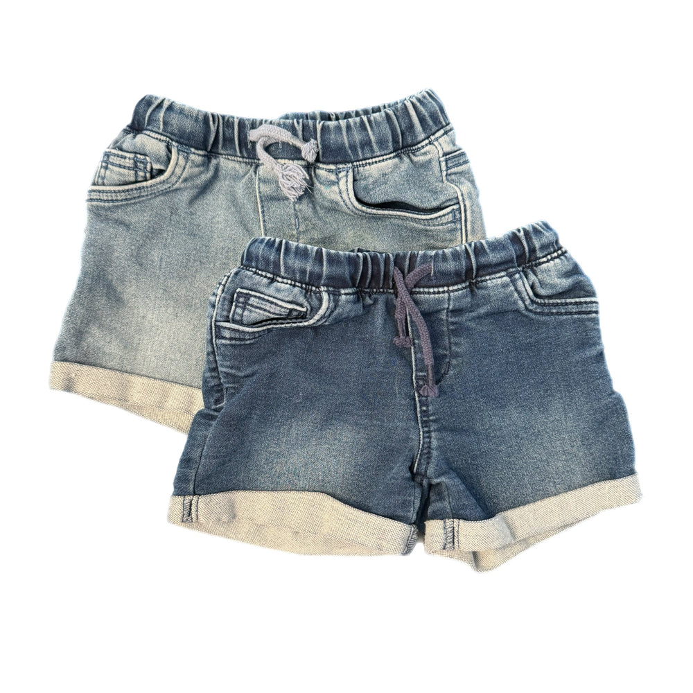 4T - Light & Dark Jean Shorts