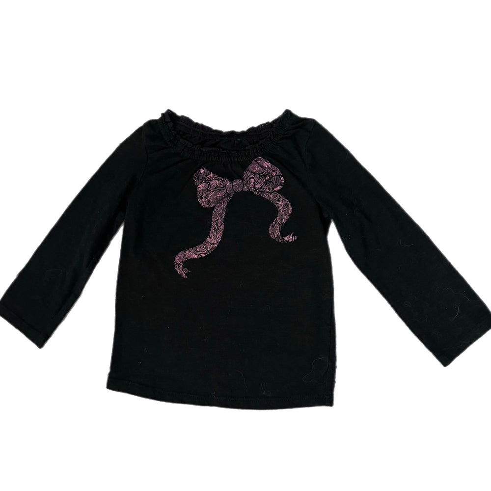 2T - Black Bow Longsleeve