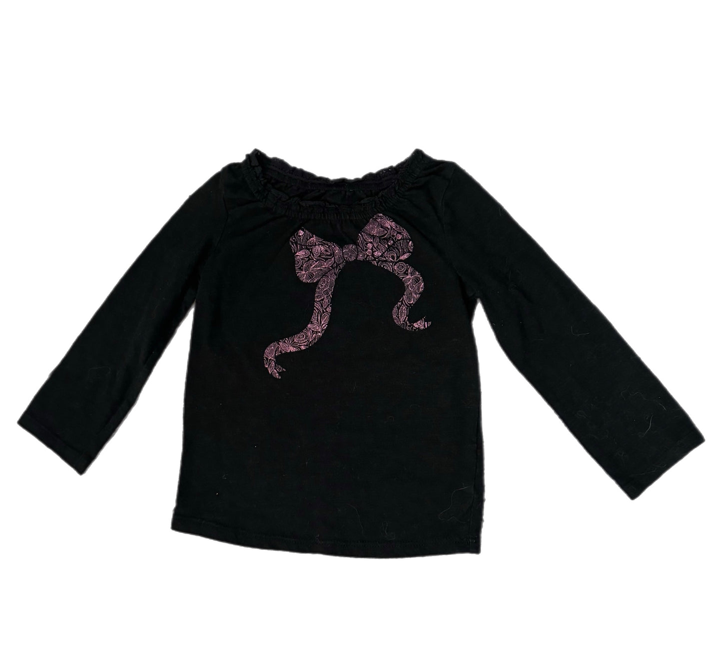 2T - Black Bow Longsleeve