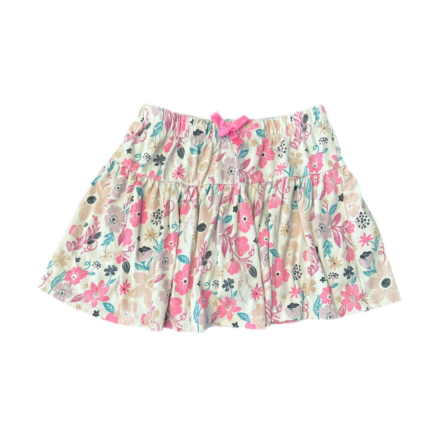 7/8 - Floral Skort