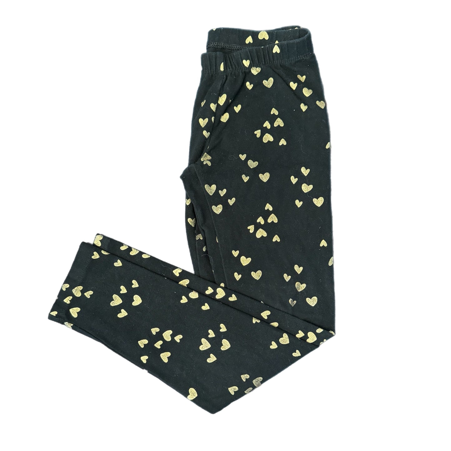 7/8 (M) - Gold Heart Leggins