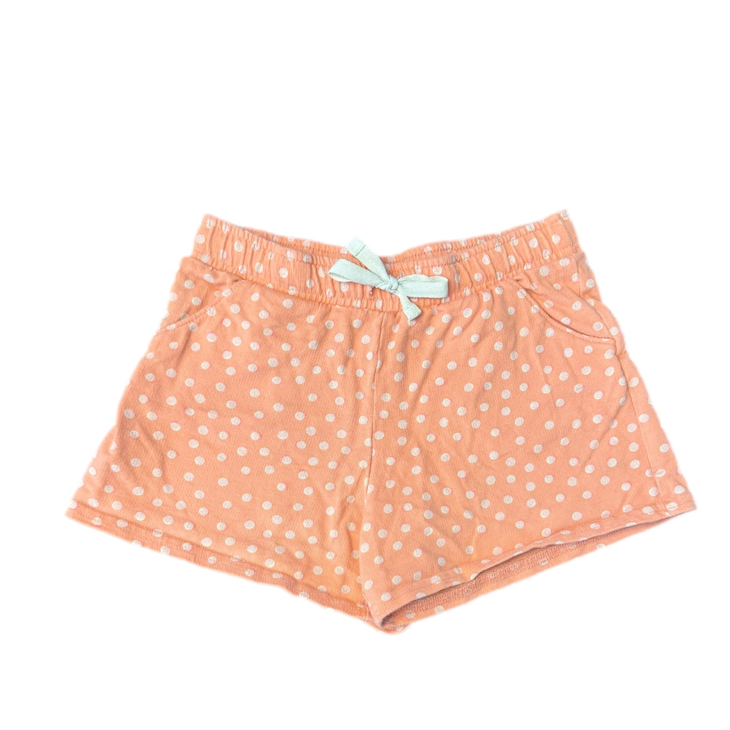 8 - Coral Polka Dot Shorts