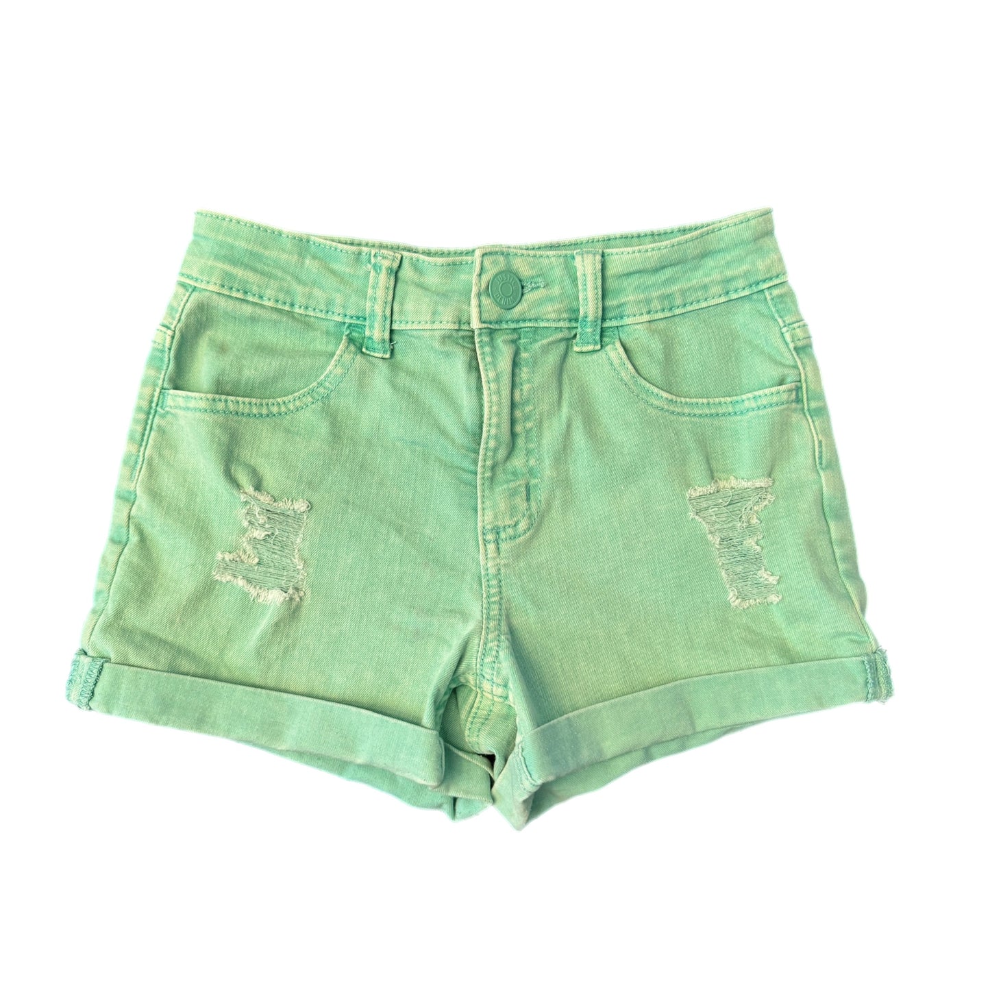 10 - Teal Jean Shorts