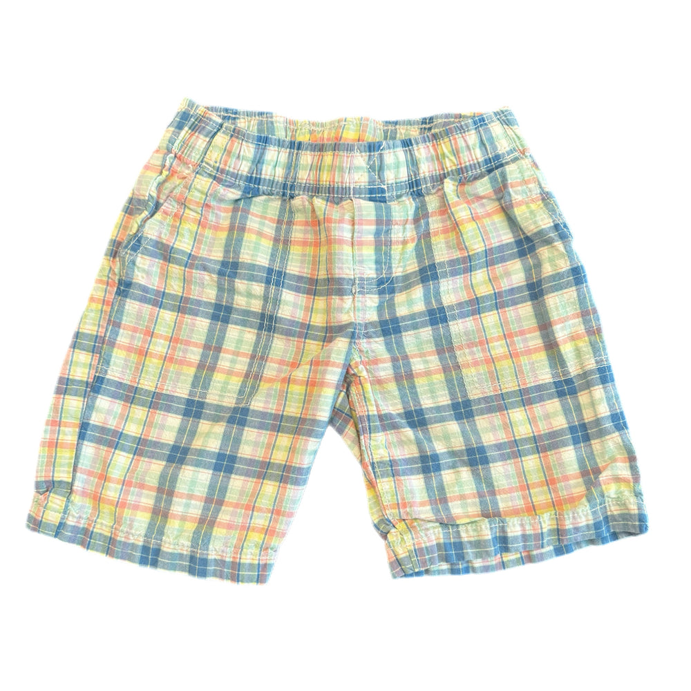 5T - Colorful Plaid Boys Shorts