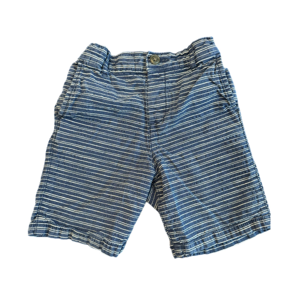 5T - Navy Striped Shorts