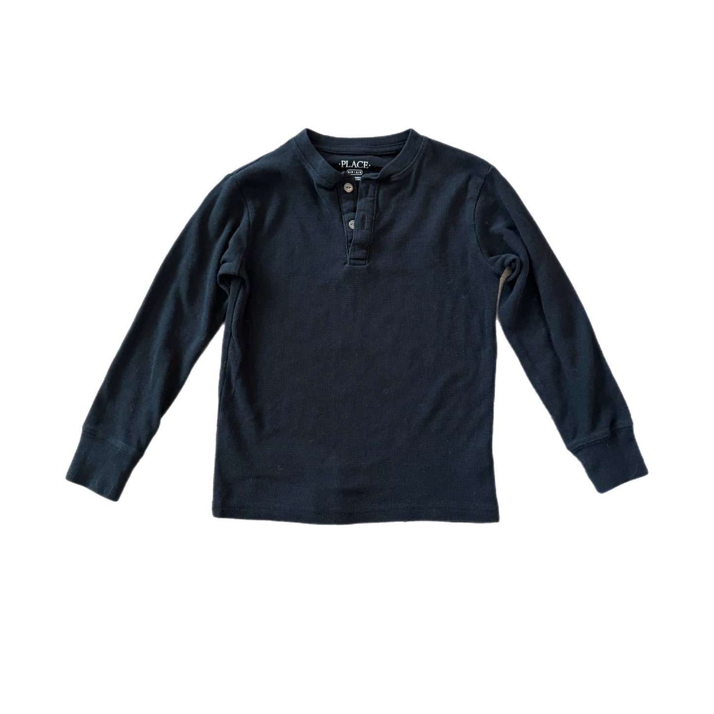 5/6 - Long Sleeve Black Shirt with Buttons