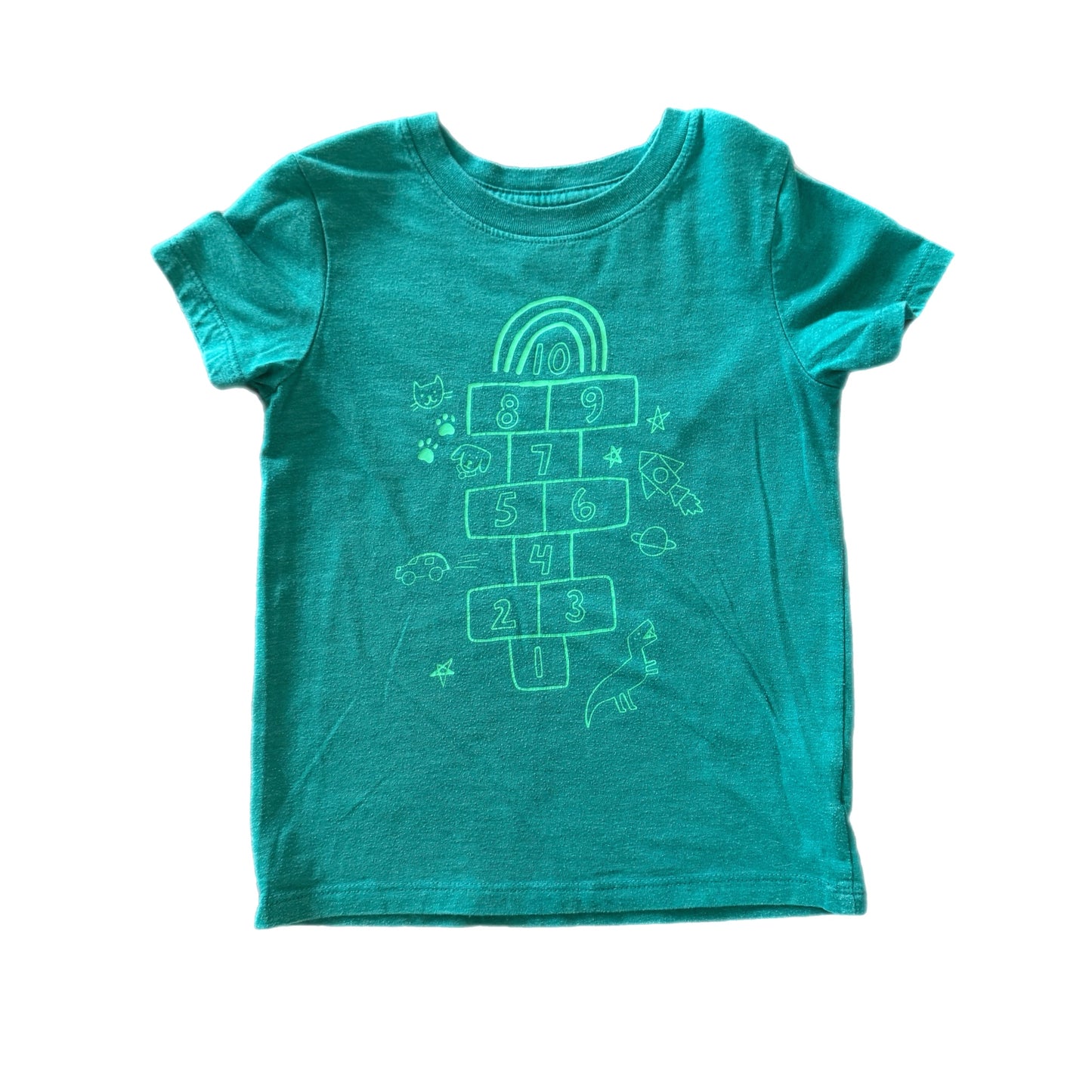 4T - Green Graphic T-Shirt