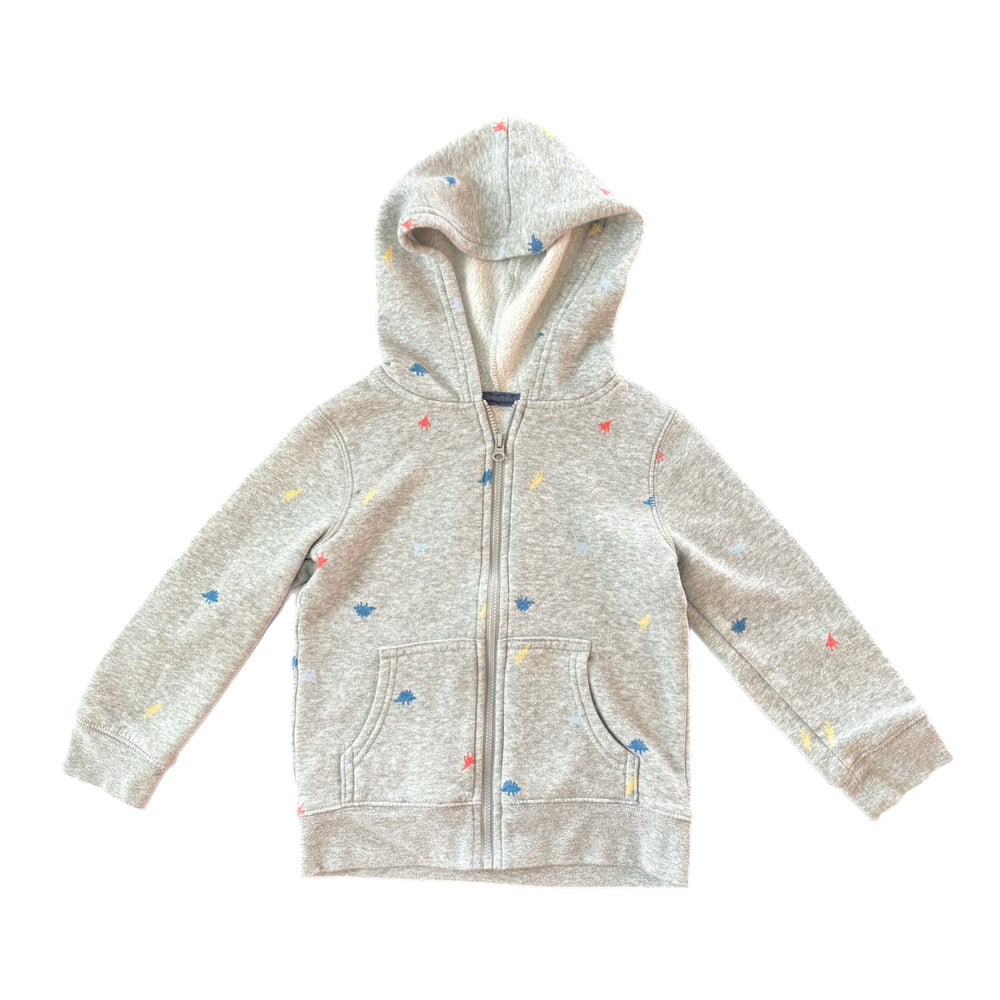 4T - Dino Zip Up Hoodie