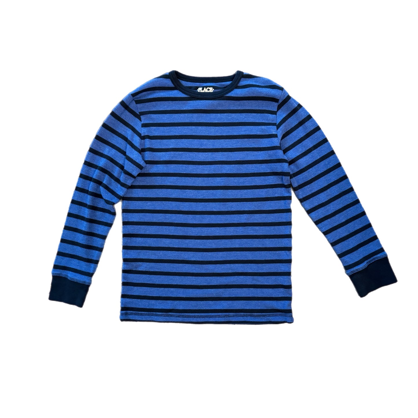 10/12 - Blue Striped Long Sleeve