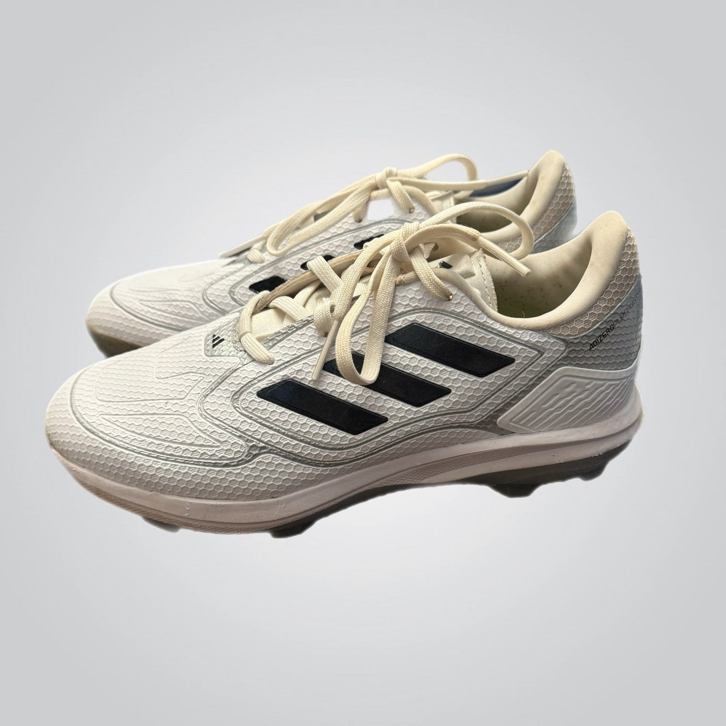 6 - Adidas White Cleats